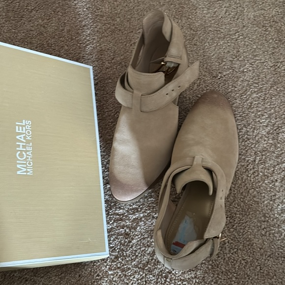 Michael Kors Mercer Suede Bootie - Picture 4 of 5